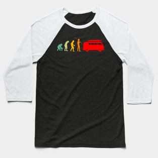 Evolution campeur cool idee camping Baseball T-Shirt